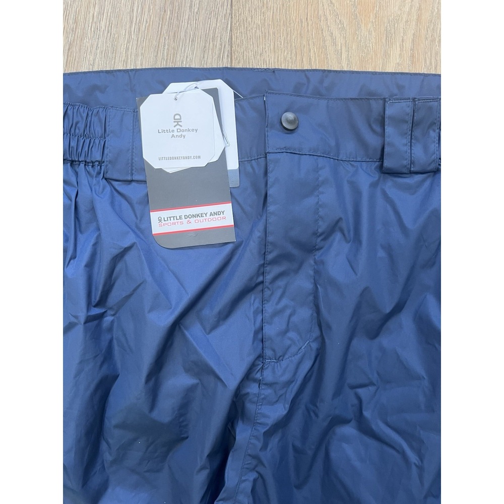 Little Donkey Andy XXL Men's Quick-Dry UPF 50+ Hiking Cargo Pants Blue